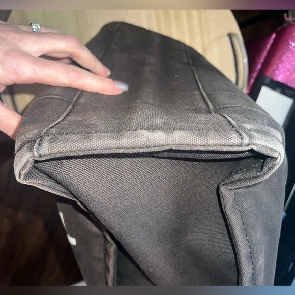 Marc Jacobs Black Canvas Tote Bag Large - Picture 7 of 8